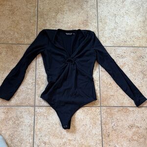 Abercrombie & Fitch Elegant Black Bodysuit